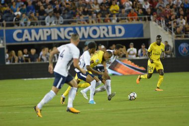 Paris Saint-Germain, Tottenham Hotspur 'a karşı 22 Temmuz 2017' de Orlando Florida 'daki Citrus Bowl' da.   