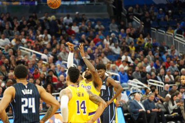 Orlando Magic 11 Aralık 2019 Çarşamba günü Orlando Forida 'daki Amway Center' da Los Angeles Lakers 'a ev sahipliği yaptı. Fotoğraf: Marty Jean-Louis
