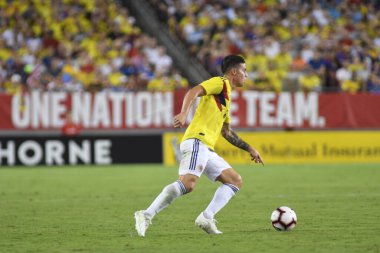 ABD Kolombiya 'ya karşı Raymond James Stadyumu, Tampa Florida' da 11 Ekim 2018 'de. Fotoğraf: Marty Jean-Louis