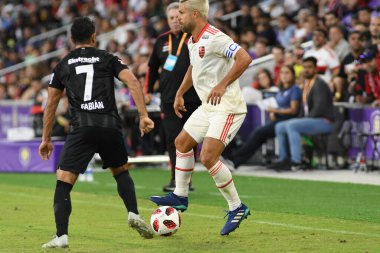 Flamengo Eintracht Frankfurt 'a karşı 12 Ocak 2019 Cumartesi günü Orlando City Stadyumu' nda.  