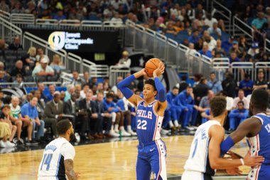 Orlando Magic 13 Ekim 2019 'da Florida, Orlando' daki Amway Center 'da Philadelphia 76ers' a ev sahipliği yaptı.. 