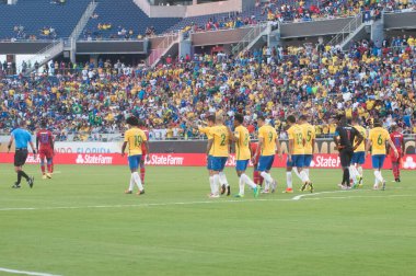 Brezilya, 8 Haziran 2016 tarihinde Orlando Florida 'daki Copa America Centenario' da Haiti ile karşılaştı..