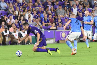 Orlando City 26 Temmuz 2018 'de Florida Exploria Stadyumu' nda NYC FC 'ye ev sahipliği yaptı. Fotoğraf: Marty Jean-Louis