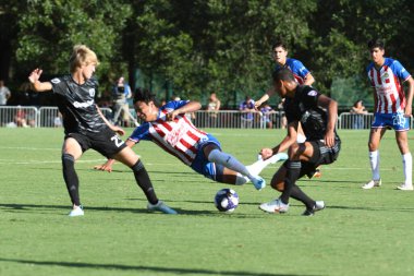 30 Temmuz 2019 'da Orlando Florida' daki Disney 'in Vahşi Spor Dünyası' nda düzenlenen MLS Allstar Haftası sırasında MLS Homegrown oyunu.