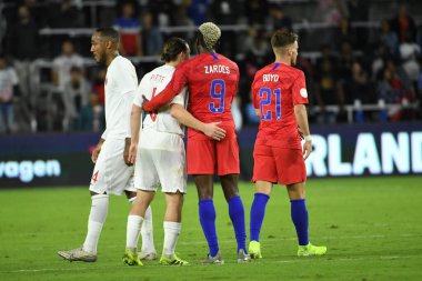 Amerikan Futbol Takımı 15 Kasım 2019 Cuma günü Orlando Florida 'daki Exploria Stadyumu' nda oynanan Concacaf Uluslar Ligi karşılaşmasında Kanada 'ya ev sahipliği yapmaktadır.