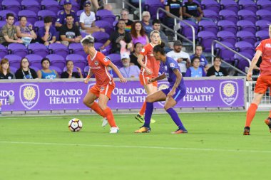 Orlando Pride 28 Haziran 2018 'de Orlando City Stadyumu' nda Houston Dash 'e ev sahipliği yaptı..  