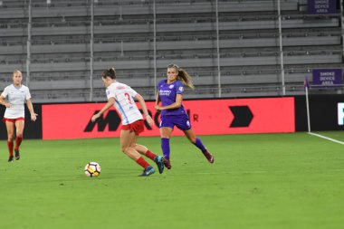 Orland Pride, 25 Ağustos 2018 'de Orlando Florida' daki Exploria Stadyumu 'nda Chicago Red Stars' a ev sahipliği yapıyor..  