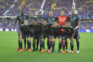 Orlando City 21 Nisan 2018 'de Orlando Florida' daki Exploria Stadyumu 'nda San Jose depremlerine ev sahipliği yaptı..