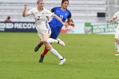 Fransa, 7 Mart 2018 tarihinde Orlando 'daki Orlando City Stadyumu' nda oynanan SheBelives Kupası 'nda Almanya ile karşı karşıya geldi.. 