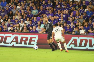 Orlando City 21 Nisan 2018 'de Orlando Florida' daki Exploria Stadyumu 'nda San Jose depremlerine ev sahipliği yaptı..  