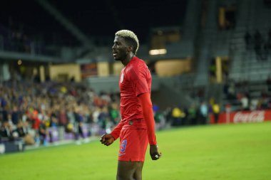 Amerikan Futbol Takımı 15 Kasım 2019 Cuma günü Orlando Florida 'daki Exploria Stadyumu' nda oynanan Concacaf Uluslar Ligi karşılaşmasında Kanada 'ya ev sahipliği yapmaktadır.