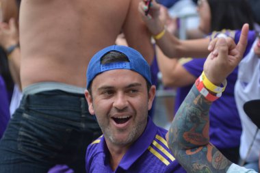 Orlando City 8 Nisan 2018 'de Orlando Florida' daki Exploria Stadyumu 'nda Portland Timbers' a ev sahipliği yaptı..
