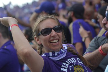 Orlando City 8 Nisan 2018 'de Orlando Florida' daki Exploria Stadyumu 'nda Portland Timbers' a ev sahipliği yaptı..