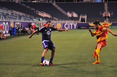 Orlando City SC, 29 Haziran 2016 'da Orlando Florida' daki Kamp Dünyası Stadyumu 'nda Fort Lauderdale Strikers' a ev sahipliği yaptı..