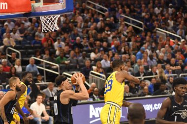 Orlando Magic, 28 Şubat 2019 Perşembe günü Orlando Florida 'daki Amway Center' da Golden State Warriors 'a ev sahipliği yaptı.. 