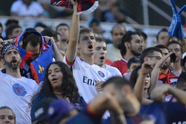 Paris Saint-Germain, Tottenham Hotspur 'a karşı 22 Temmuz 2017' de Orlando Florida 'daki Citrus Bowl' da.  