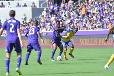 Orlando City 29 Nisan 2017 'de Orlando, Florida' daki Orlando City Stadyumu 'nda Colorado Rapids' e ev sahipliği yaptı.)
