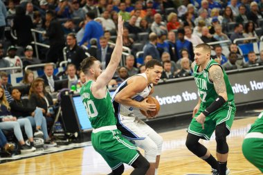 Orlando Magic, Boston Celtics 'i 24 Ocak 2020' de Orlando, Florida 'da Amway Center' da ağırladı..  