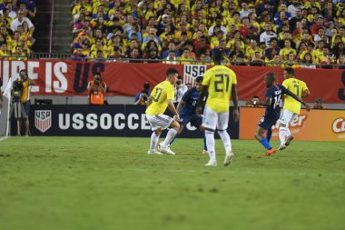 ABD Kolombiya 'ya karşı Raymond James Stadyumu' nda 11 Ekim 2018 'de.  