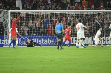 Amerikan Futbol Takımı 15 Kasım 2019 Cuma günü Orlando Florida 'daki Exploria Stadyumu' nda oynanan Concacaf Uluslar Ligi karşılaşmasında Kanada 'ya ev sahipliği yapmaktadır.