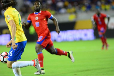 Brezilya, 8 Haziran 2016 tarihinde Orlando Florida 'daki Copa America Centenario' da Haiti ile karşılaştı..