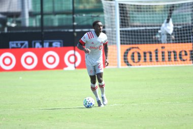 Toronto FC, 13 Temmuz 2020 tarihinde Orlando Florida 'daki ESPN Wild World of Sports' ta düzenlenen MLS Back Tournament sırasında D.C. United ile karşılaştı. Fotoğraf: Marty Jean-Louis