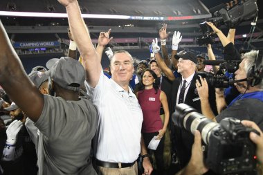 Georgia State Face Batı Kentucky Cure Bowl sırasında 16 Aralık 2017 'de Orlando Florida' daki Citrus Bowl 'da.  