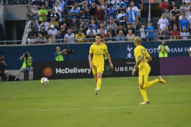 Paris Saint-Germain, Tottenham Hotspur 'a karşı 22 Temmuz 2017' de Orlando Florida 'daki Citrus Bowl' da.  