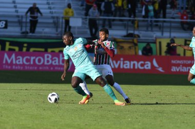 Fluminense, Florida Kupası 'nda 15 Ocak 2018' de Orlando Florida 'da oynanan Spektrum Stadyumu' nda Barcelona SC 'ye karşı..  
