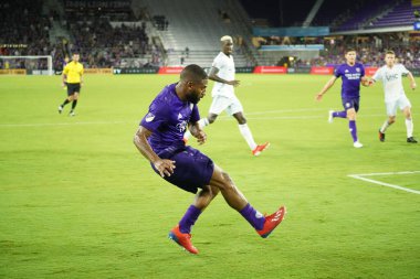 Orlando City SC, 19 Haziran 2019 Çarşamba günü Orlando 'daki Exploria Stadyumu' nda düzenlenen ABD Açık Kupası sırasında New England Devrimi 'ne ev sahipliği yaptı. 