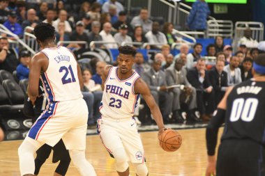 Orlando Magic, Philadelphia 76ers 'ı 25 Mart 2019' da Orlando Florida 'daki Amway Arena' da ağırlıyor.. 
