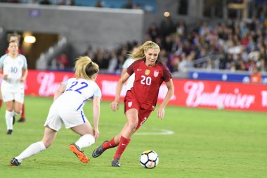 ABD, 7 Mart 2018 tarihinde Orlando City Stadyumu 'ndaki SheBelives Kupası' nda İngiltere ile karşı karşıya geldi..  