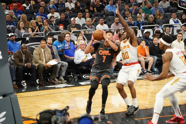 Orlando Magic Ospita Gli Atlanta Hawks All Amway Center Orlando — Foto Stock