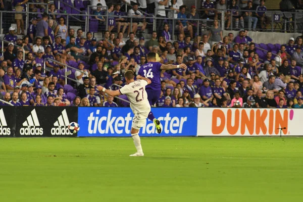 Orlando City Hospeda Colorado Rapids Orlando City Stadium Orlando Florida — Fotografia de Stock