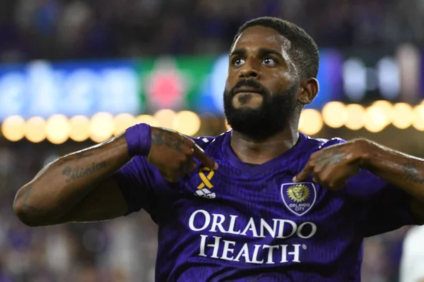 Orlando City Hosts Lafc Exploria Stadium Orlando Florida Saturday Szeptember — Stock Fotó