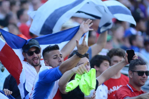 Costa Rica Szembe Paraguay Copa America Centenario Camping World Stadium — Stock Fotó