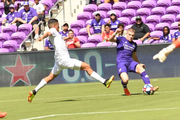 オーランドシティScホストFcシンシナティオーランドシティスタジアムで5月にフロリダ州19 2019 — ストック写真