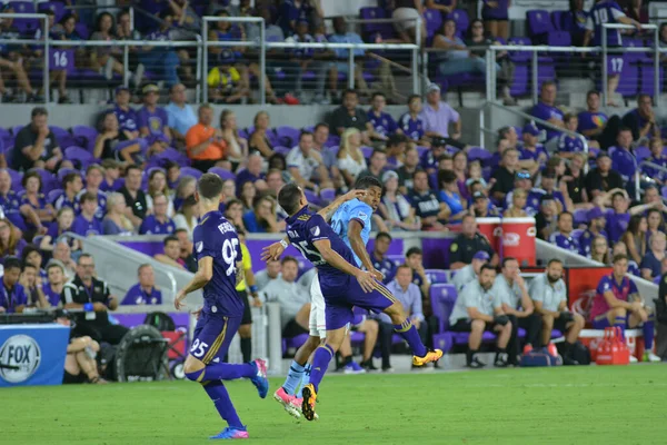 Orlando City Hosts Nyc Orlando City Stadium Orlando Florida May — Stock Fotó