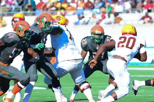 Florida Rattlers Enfrentar Bethune Cookman Wildcats Durante Clássicos Flórida Estádio — Fotografia de Stock