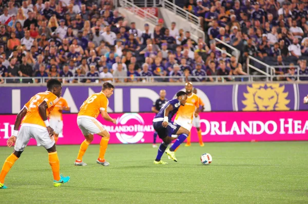 Orlando City Gospodarzem Houston Dynamo Dniu Lipca 2016 Roku Camping — Zdjęcie stockowe