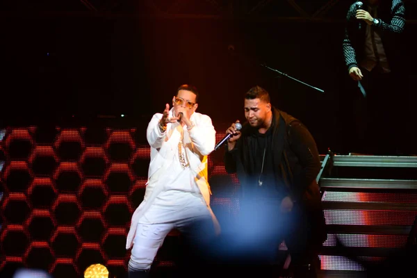 Daddy Yankee Don Omar Concerto Amway Center Orlando Florida Agosto — Fotografia de Stock