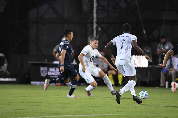 Mls Sırasındaki Minnesota United Ile Karşılaşan Kansas City Temmuz 2020 — Stok fotoğraf