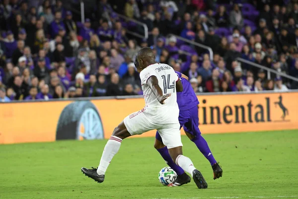 Orlando City Värd Real Salt Lake Exploria Stadium Lördag Februari — Stockfoto