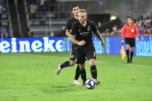 Orlando City SC 14 Ağustos 2019 Çarşamba günü Exploria Stadyumu 'nda Sporting Kansas SC' ye ev sahipliği yaptı..  
