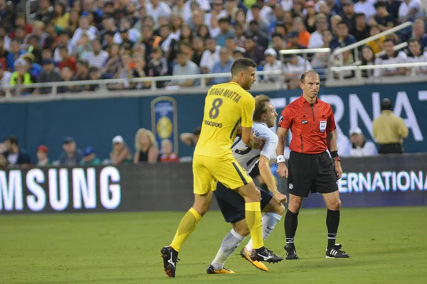 Paris Saint-Germain, Tottenham Hotspur 'a karşı 22 Temmuz 2017' de Orlando Florida 'daki Citrus Bowl' da.  