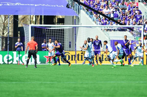 Orlando City Hostitel Real Salt Lake Citrus Bowl Orlandu Floridě — Stock fotografie