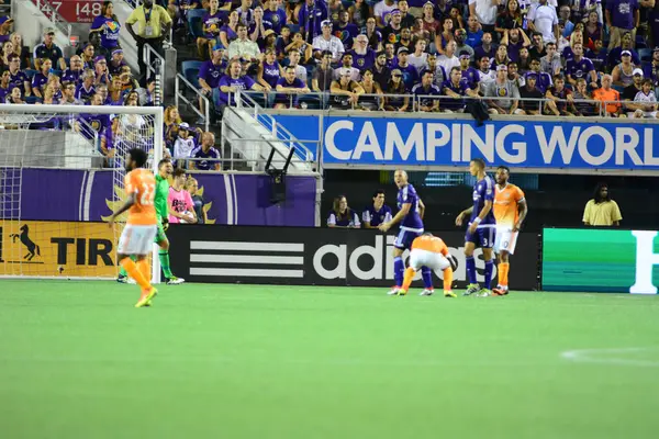 Orlando City Accueille Houston Dynamo Juillet 2016 Camping World Stadium — Photo