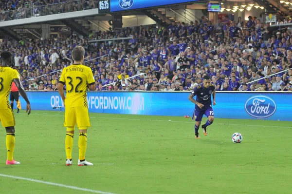 Orlando City Hospeda Equipe Columbus Orlando City Statium Agosto 2017 — Fotografia de Stock