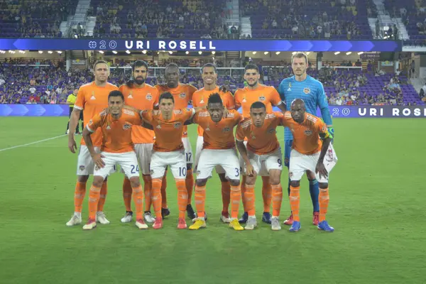 Orlando City Anfitrión Houston Dynamo Exploria Stadium Orlando Florida Septiembre — Foto de Stock