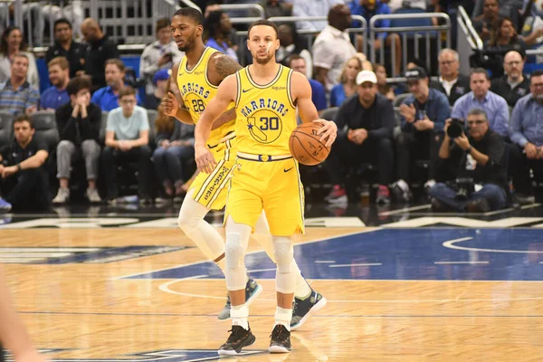 Orlando Magic Accueille Les Golden State Warriors Amway Center Orlando — Photo